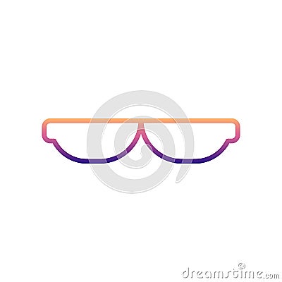smart sunglasses nolan icon. Simple thin line, outline vector of New Technologies icons for ui and ux, website or mobile Stock Photo