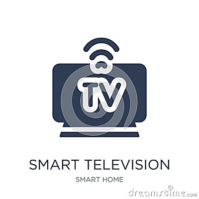 smart Television icon. Trendy flat vector smart Television icon Vector Illustration