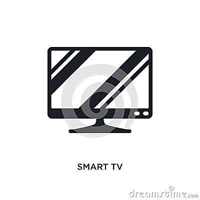 smart tv isolated icon. simple element illustration from electronic devices concept icons. smart tv editable logo sign symbol Vector Illustration