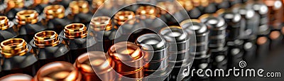 Smart Voltage Transformers for Efficient Energy Conversion Advanced Technology for Power Optimization and Grid Stability Stock Photo