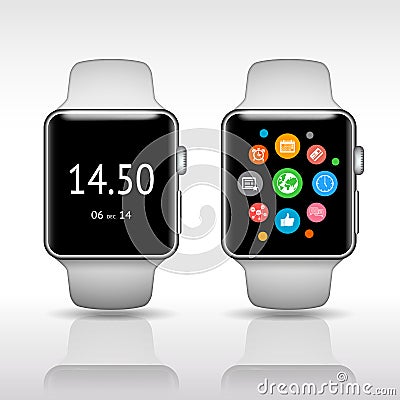 Smart watch Vector Illustration