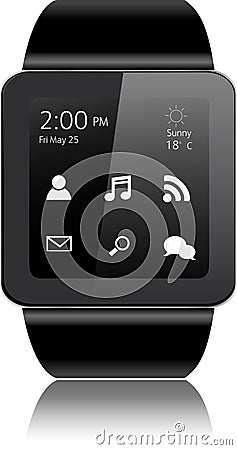 Smart watch Vector Illustration