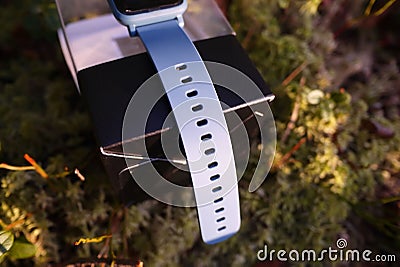 Smart watch with color screen Stock Photo