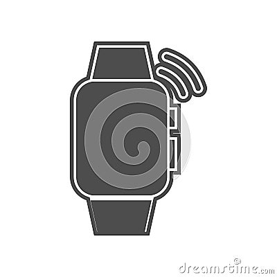 smart watch message icon. Element of minimalistic for mobile concept and web apps icon. Glyph, flat icon for website design and Stock Photo