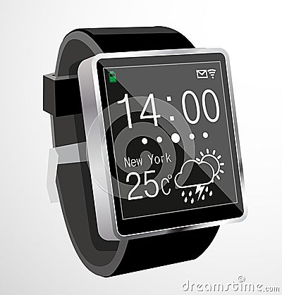 Smart watch Vector Illustration