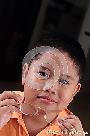 Smart youngster Stock Photo