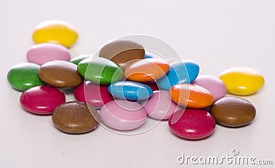 Smarties sweets Stock Photo