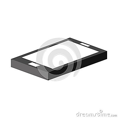 Smartphone device isolated icon Vector Illustration