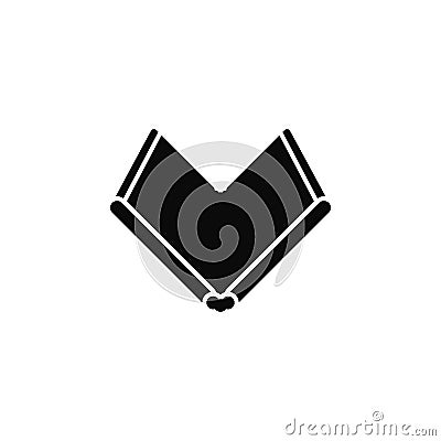 smartphone, flexible, phoneicon. Simple glyph, flat vector of smartphone icons for UI and UX, website or mobile application Stock Photo