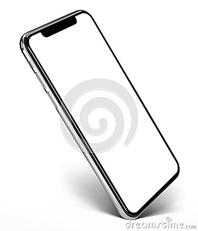 Smartphone frame less blank screen Stock Photo