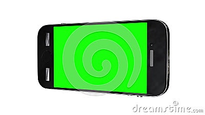 Smartphone gerencie sobre ilustração do vetor Smartphone gerencie sobre ilustração do vetor