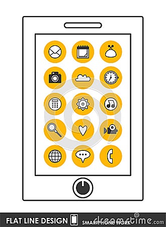 Smartphone icon Vector Illustration