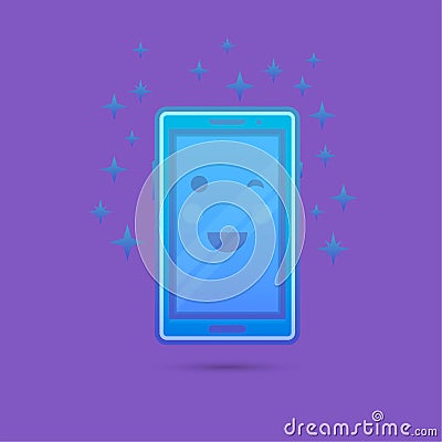 The smartphone icon Vector Illustration