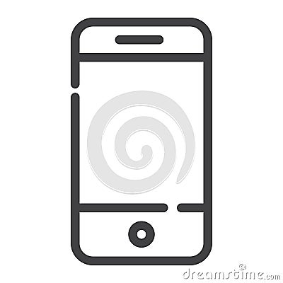 Smartphone line icon Vector Illustration