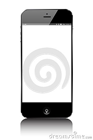 Smartphone Moibile similar iphone Vector Illustration