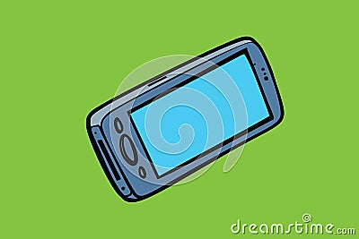 Smartphone phone isolate, gadgets and electronics Vector Illustration