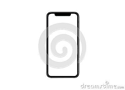 Smartphone similar to iphone xs Stock Photo