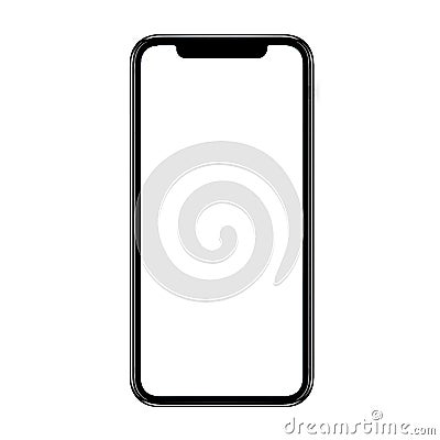 Smartphone similar to iphone xs Stock Photo