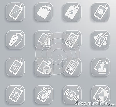 Smartphone, specifications and functions Stock Photo