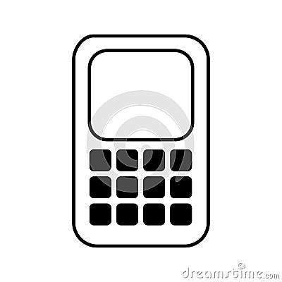 Smartphone technology line icon Vector Illustration