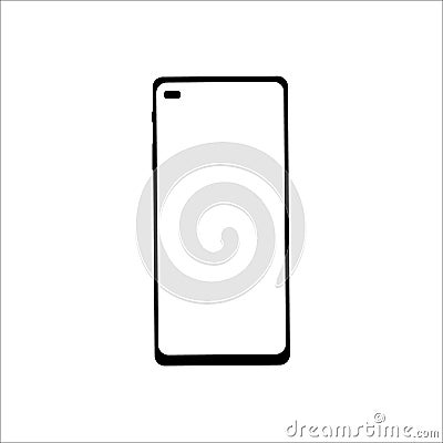 Smartphone vector image. Premium quality phone icon. Stock Photo