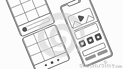 Smartphones with chat bubbles, mobile communication and messaging design vector design Generative AI Vector Illustration
