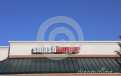 Smash Burger Restuarant Editorial Stock Photo