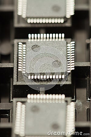 SMD integrated circuits Stock Photo