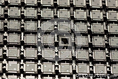 SMD integrated circuits Stock Photo