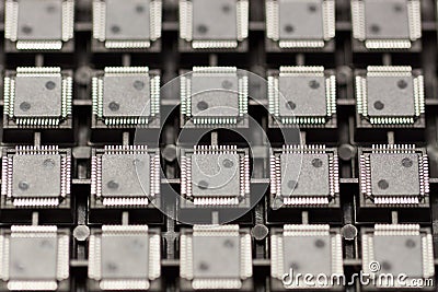 SMD integrated circuits Stock Photo