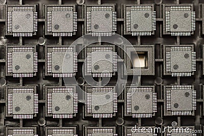 SMD integrated circuits Stock Photo