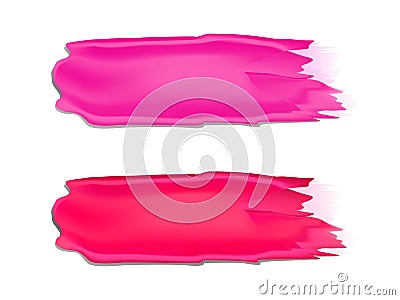 Smear bright lipstick vector Vector Illustration