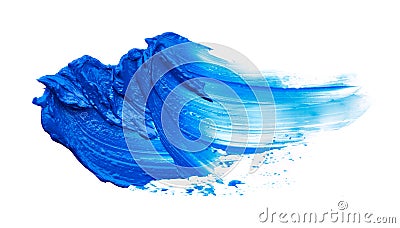Smear paint of cosmetic products Stock Photo