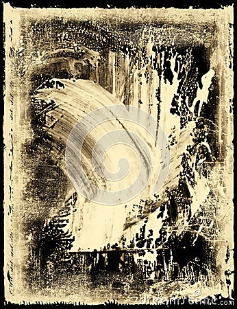 Smeared Film Emulsion Stock Photo