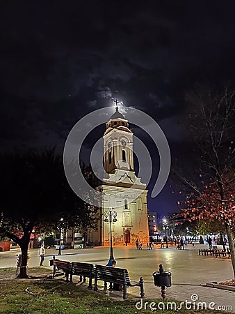 Smederevo Serbia Saint George Church closeup Editorial Stock Photo