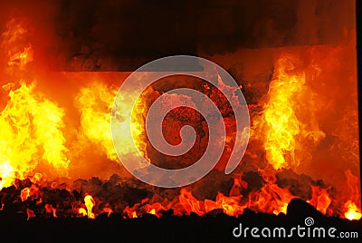 Smelting industry Stock Photo