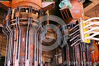 Smelting industry Stock Photo