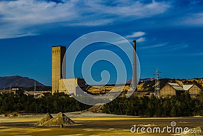 Smelting industry heritage Editorial Stock Photo