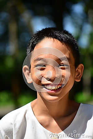Smile Asian boy Stock Photo