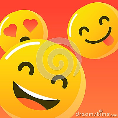 Smile logo / icon. Art illustration Vector Illustration