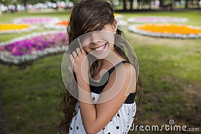 Smile. Summer happiness closeup Stock Photo