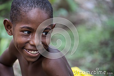 Smiles of Papua New Guinea Editorial Stock Photo