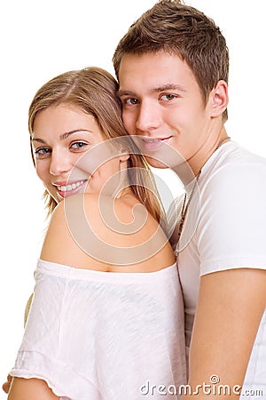 Smiley couple Stock Photo