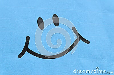 Smiley face symbol Stock Photo