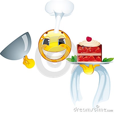 Smiley icon. Cook Vector Illustration
