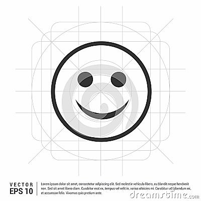 smiley icon, Face icon Vector Illustration