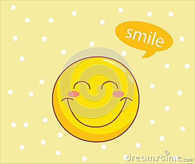 Smiley pattern Vector Illustration