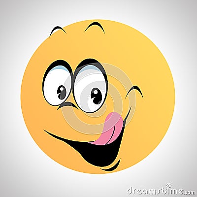 A Smiley type smailey face Stock Photo