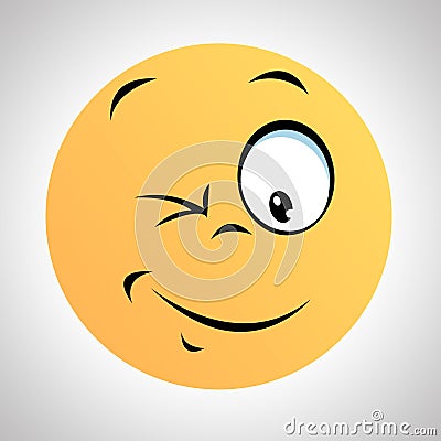 A Smiley type smiley face Stock Photo