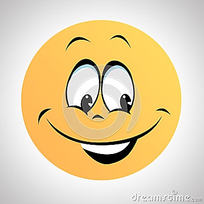 A Smiley type smiley face Stock Photo